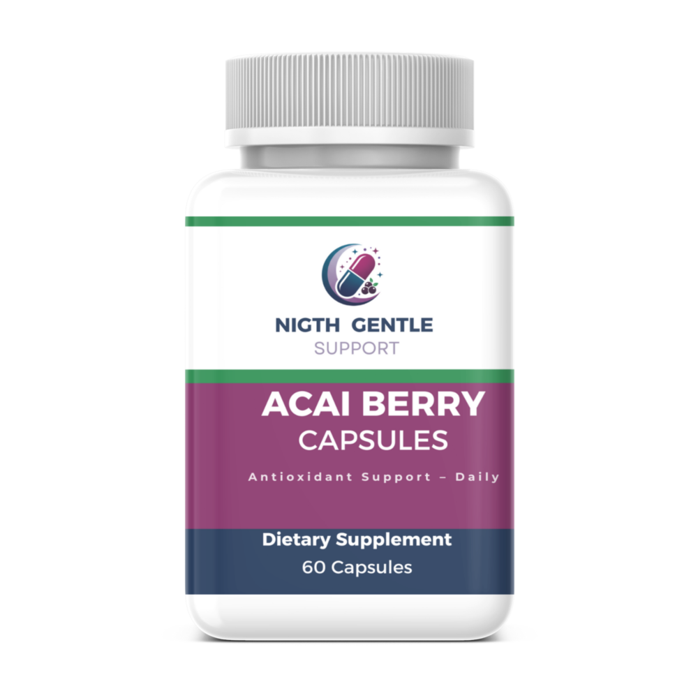 Acai Berry Capsules ( 1 Bottle, 60 Capsules)